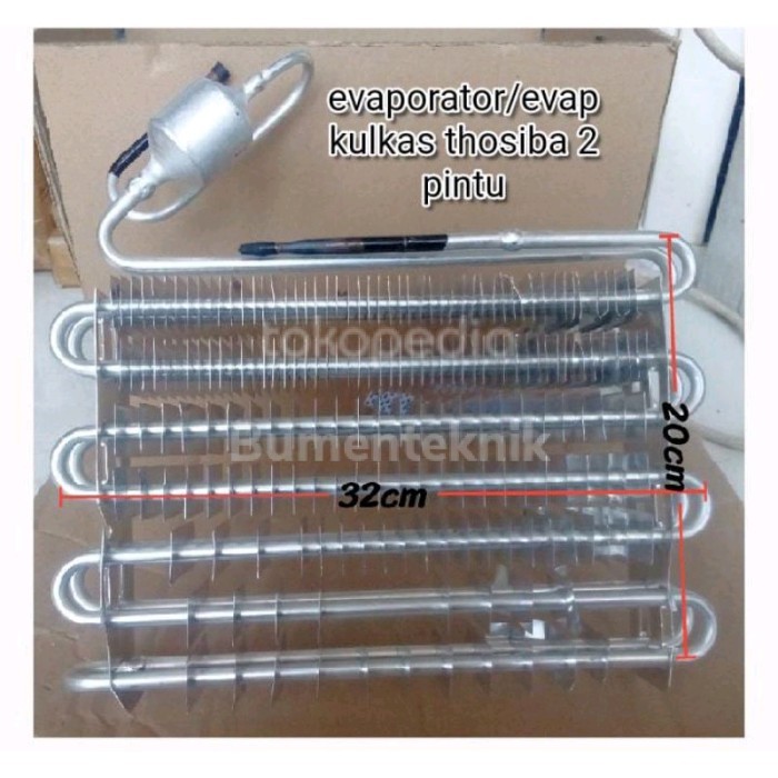 EVAPORATOR KULKAS TOSHIBA 2 PINTU