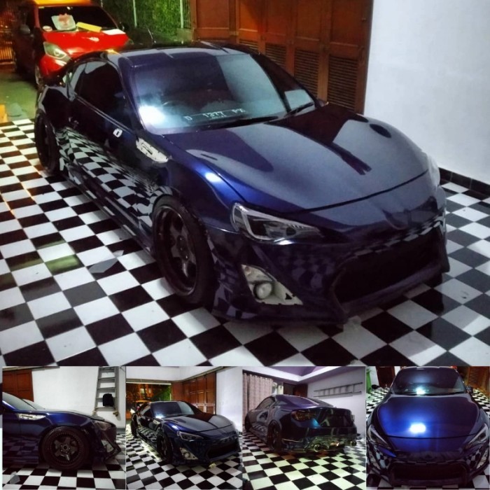 INOZETEK WRAPPING STICKER MOBIL FULL BODY METALLIC MIGNIGHT BLUE