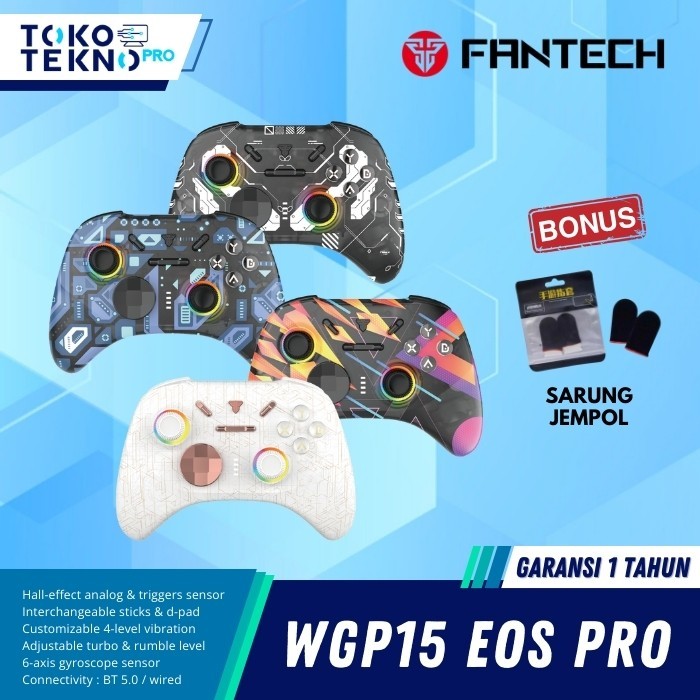 Fantech WGP15 / WGP-15 EOS PRO Wireless Multiplatform Gamepad Joystick