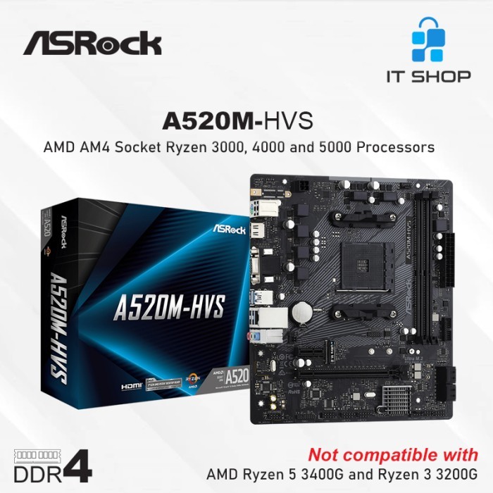 Motherboard Asrock A520M-HVS