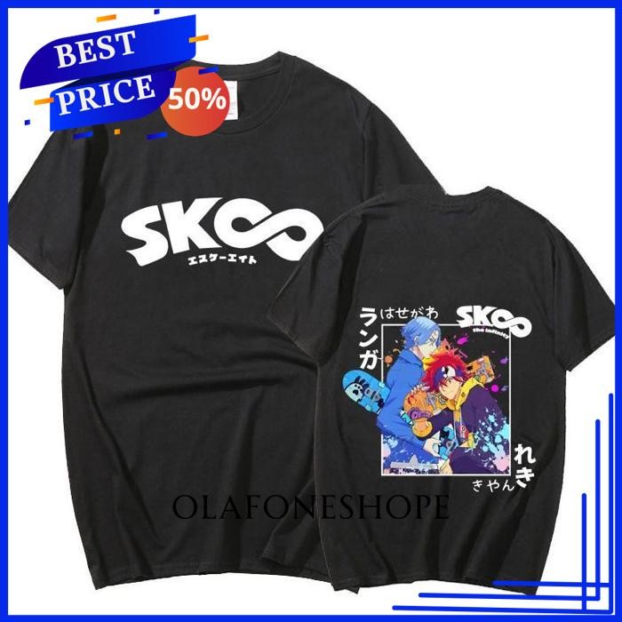 KAOS SK8 THE INFINITY JAPANESE ANIME T SHIRT BY OLAFONESHOPE FREE ONGKIR 