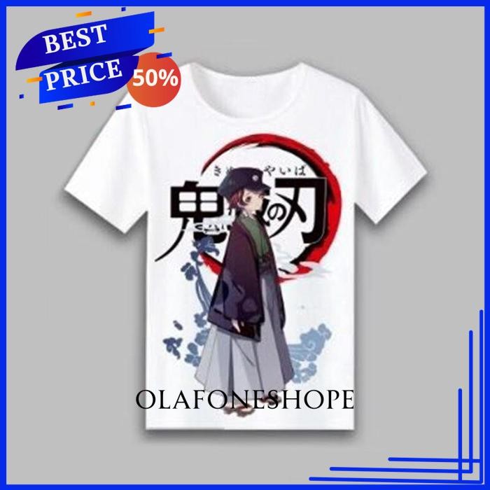 KAOS ANIME DEMON SLAYER KATANA KIMETSU NO YAIBA MANGA TANJIRO NEZUKO ZENITSU RENGOKU KYOJURO BY OLAF
