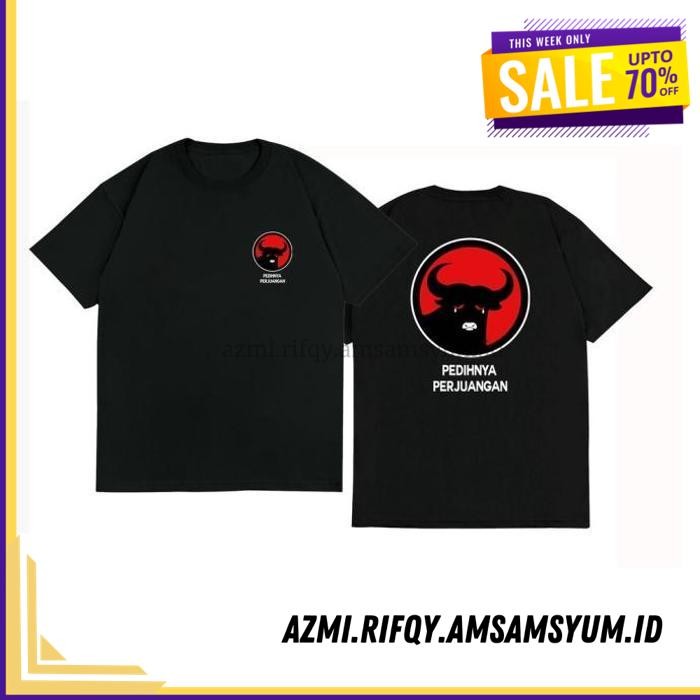(DONE) KAOS BAJU MONCONG PEDIH PDIP PERJUANGAN PDI PARTAI DEMOKRASI INDONESIA      HOT DEAL 