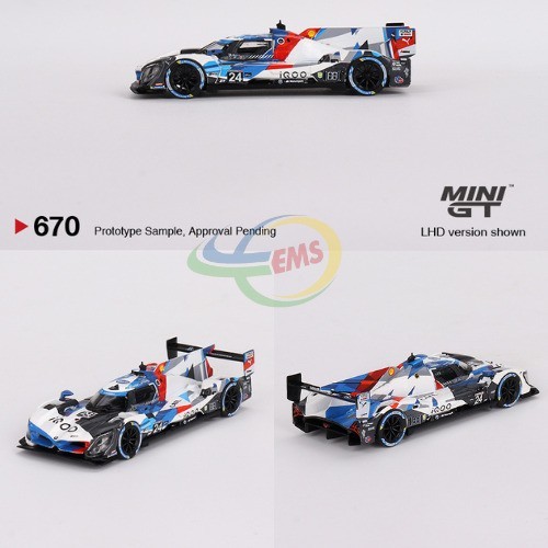 MGT00670 - Mini GT 1/64 BMW M Hybrid V8 GTP #24 2023 IMSA Daytona 24 Hrs