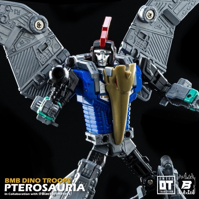Mainan Dino TB-13B Dino Troop Transform Combiner BMB Volcanicus action figure dinosaurus