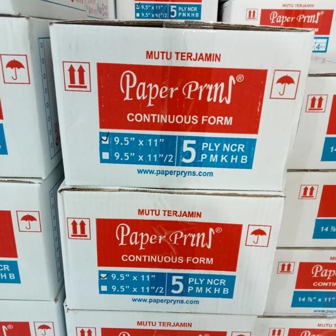 

TERMURAH - Kertas CF Continuous Form 5 Ply Utuh