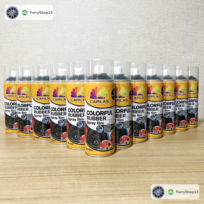 PLASTIDIP CARLAS WARNA C4 BLACK ORIGINAL NEW