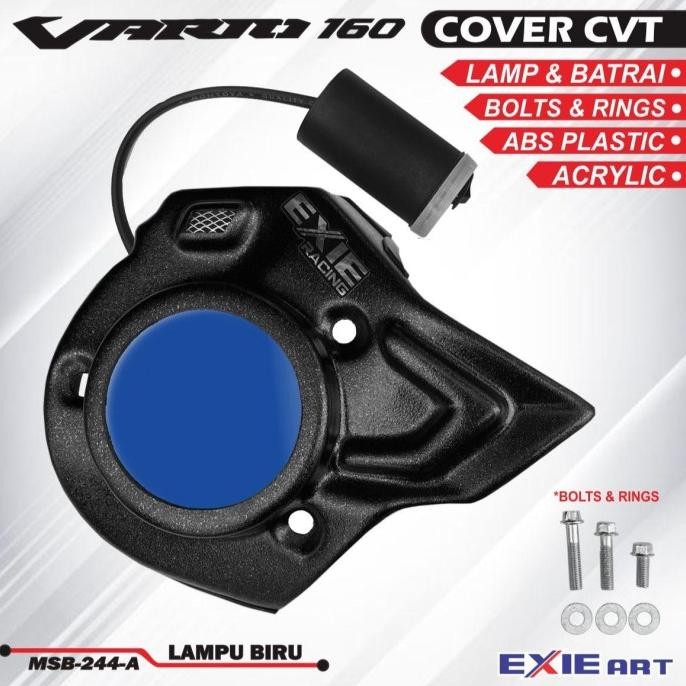 COVER CVT - VARIO 160 - AKSESORIS MOTOR VARIO 160 ex13 Kualitas Baik