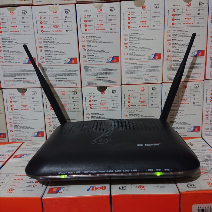 ROUTER GPON ONU FIBERHOME BATIK AN5506-04-FG /AN5506-04-FS (UNIT SAJA)