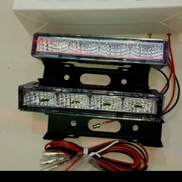 LAMPU DRL BEMPER DEPAN ALL NEW YARIS LED PUTIH