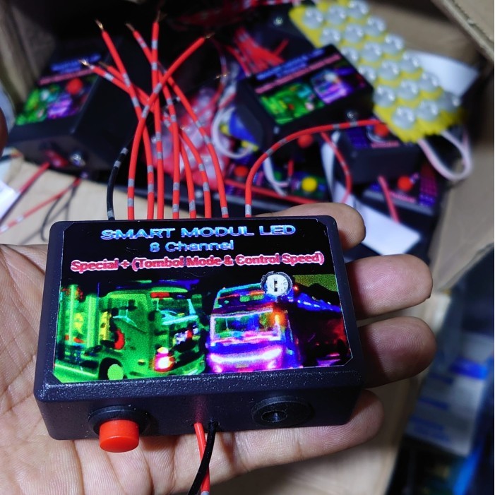 MODUL STROBO BAK KOLONG TRUCK 8CH/20MODE (1 AUTO)