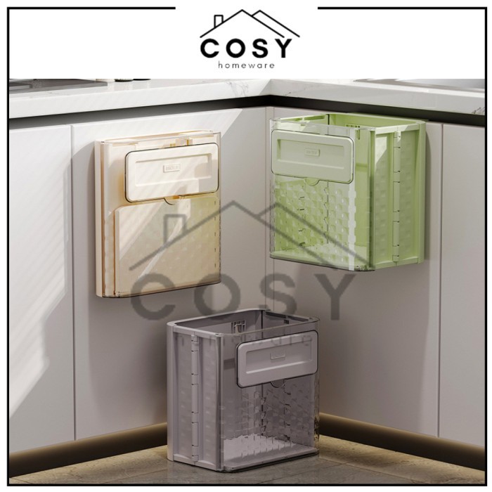 COSY TEMPAT SAMPAH DAPUR GANTUNG / TEMPAT SAMPAH DAPUR LIPAT PORTABLE / KOTAK TEMPAT SAMPAH KAMAR