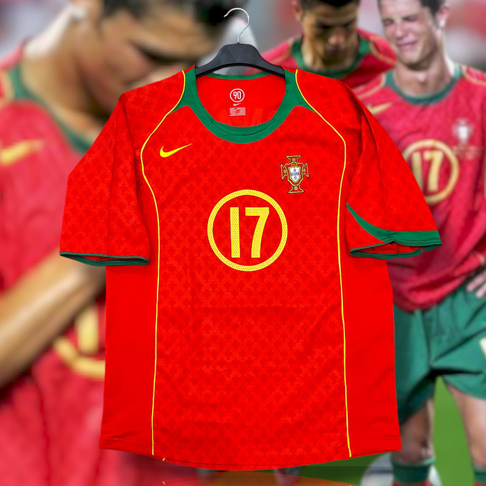 (SOLD)JERSEY ORIGINAL PORTUGAL 2004 EURO #17RONALDO