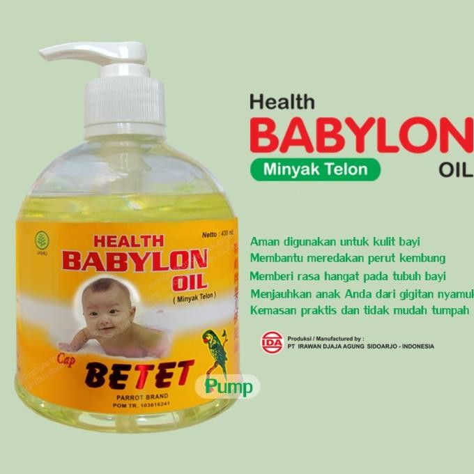 NEW Minyak telon Babylon cap Betet 430 ml