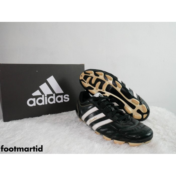 SEPATU BOLA ADIDAS QUESTRA TRX HG WIDE FIT BLACK WHITE