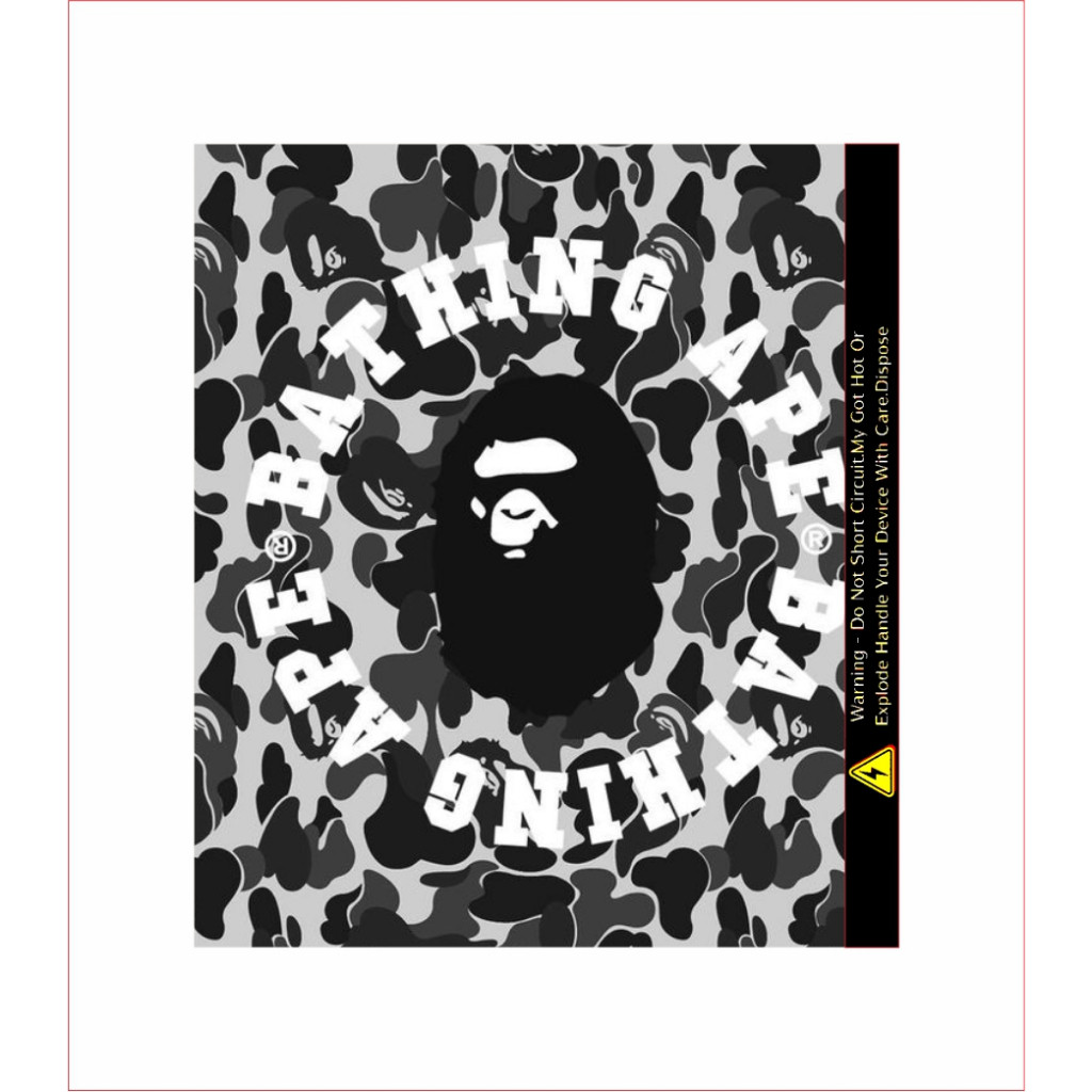 

*Premium Quality* Warp Stiker Batre 18650 Hologram 32 Garskin Custom Stiker Maxdecal Bkn Case COD