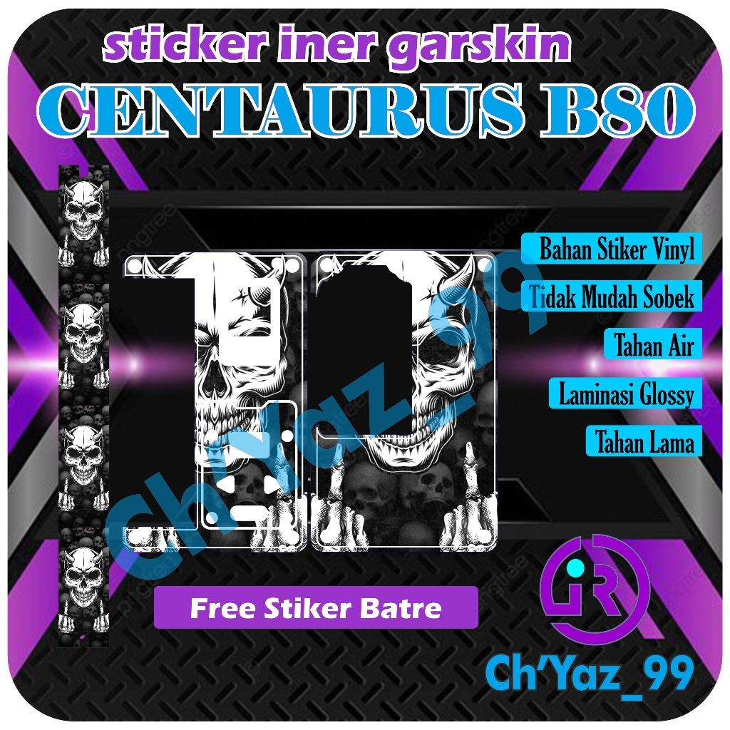 

*Premium Quality* Chyaz99 B80 Iner Glossy Laminasi 22 Garskin Custom Stiker Maxdecal Bkn Case COD