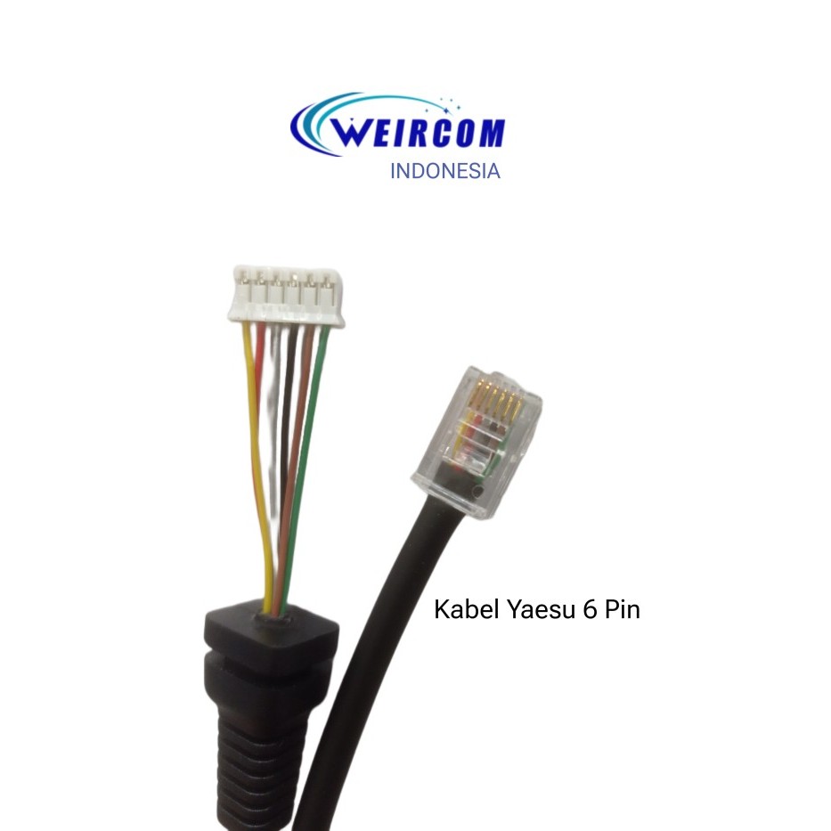 KABEL MIC SPIRAL YAESU MH48 FT2900 FT1900 FT2800 FT7800 FT8800