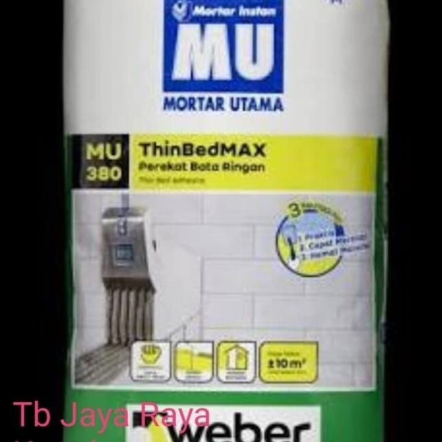 Terbaru MU380 mu 380 lem hebel bata ringan