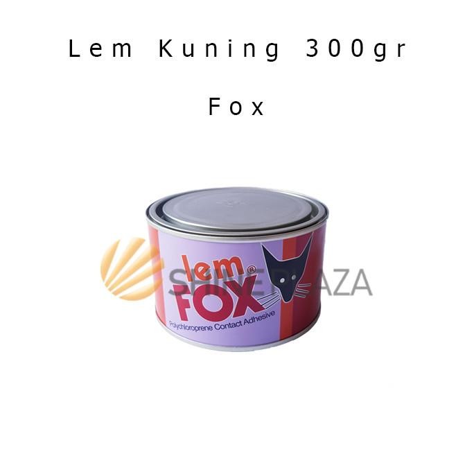 Terbaru Lem Fox Kuning 300gr - Lem Fox Kaleng 300gr