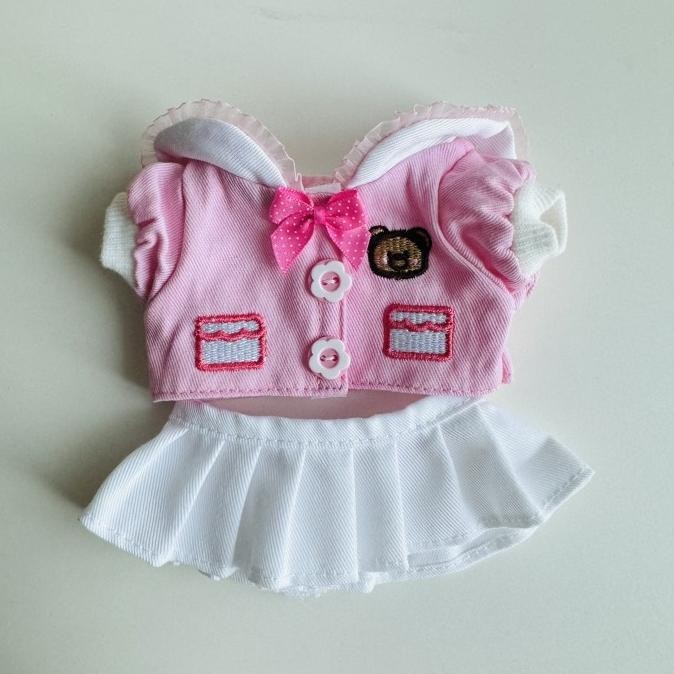 DOLL CLOTHES 20 CM / BAJU BONEKA 20CM SAILOR PINK UNIFORM 1512T