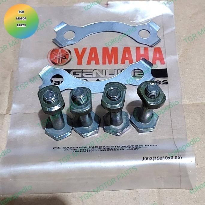 baut baud dudukan nap gir gear belakang rx king rxking mur oval set 
