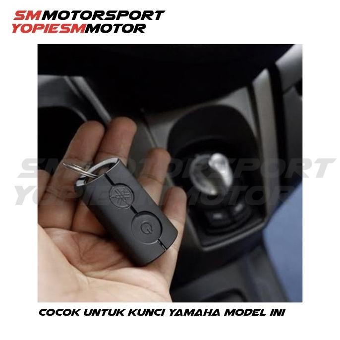 Nmax - Cover Remote Kunci Smart Key Motor Yamaha Nmax Premium Keyless Carbon