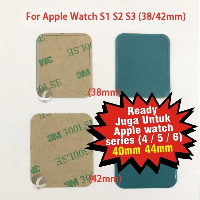 Terbaru Sticker Stiker Lem LCD Waterproof Apple Watch series 1 2 3 38mm & 42mm