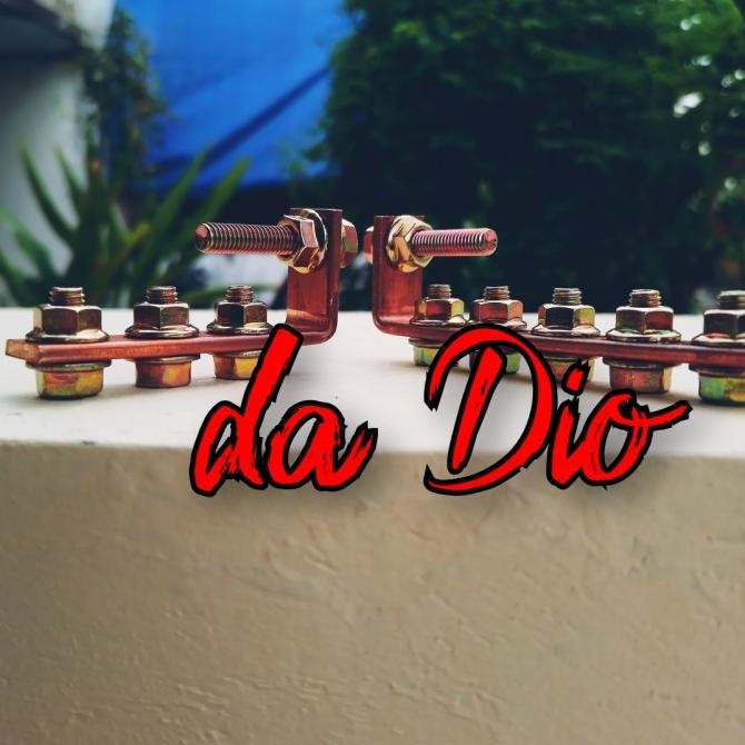 (tembaga asli) header kepala aki untuk kabel grounding mobil + baut 