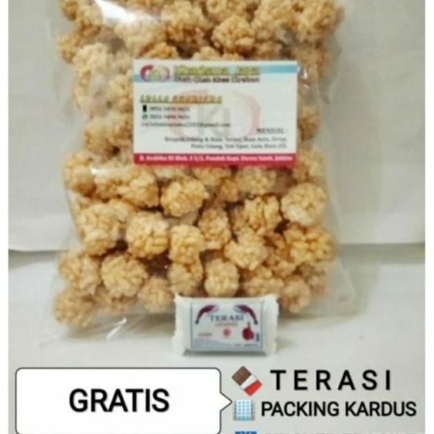 

Rengginang Terasi 500Gram Rangginang Khas Cirebon Enak Gratis Terasi