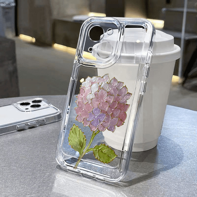 Bunga Kering Clear Lucu New Soft Case Hp Vivo V40 Lite 4G 5G Y28 Y17S Y18 Y27 5G V23 Y16 T1 Pro Y21S