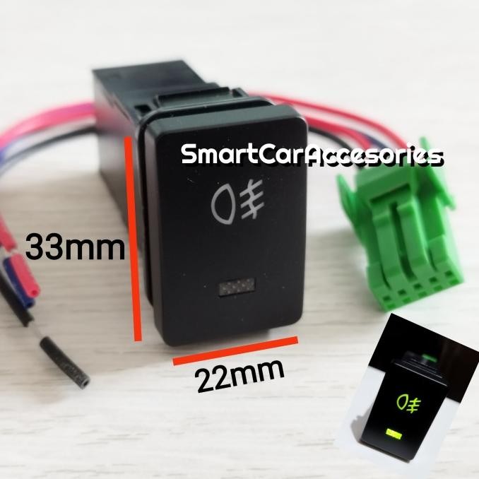 Switch - Switch Saklar Tombol Lampu Kabut Foglamp Drl Projie Universal