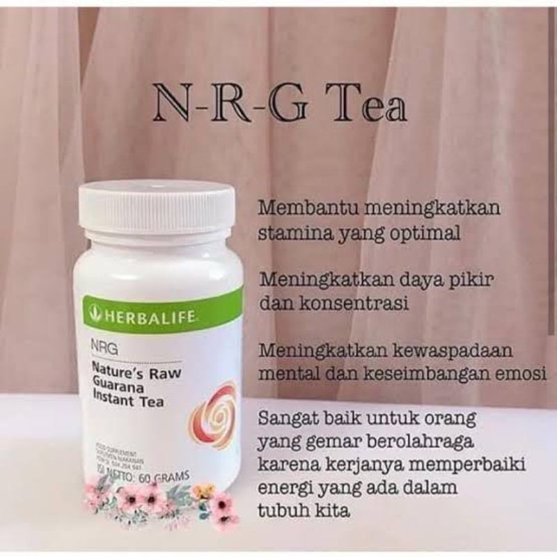 

HERBALIFE NATURES RAW GUARANA INSTANT TEA ORIGINAL ASLI