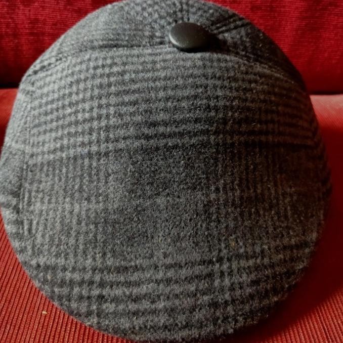 topi flat cap newsboy motif HARA