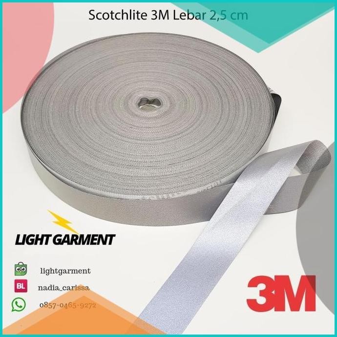 pita scotlight scotlite 3M lebar 2,5m harga per m Reflektor 11OKTZ4 ac