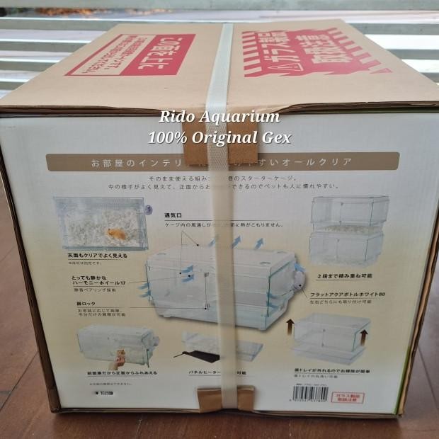 Kandang Akrilik & Kaca Hamster/Dll Gex Glass Harmony450