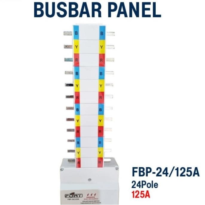 

Busbar Panel MCB/MCCB Type FBP-24/125 24 Pole 125A Merk FORT