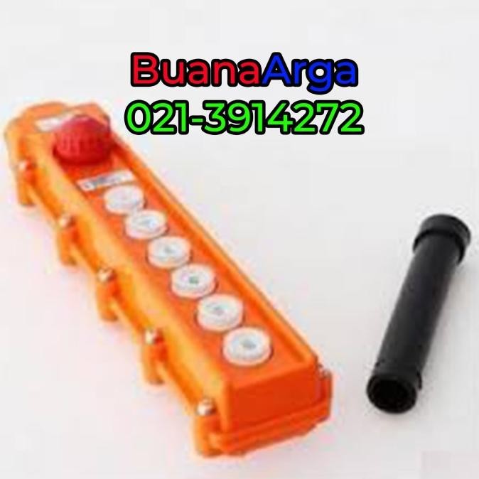 

Hoist Push Button COB-63P With Emergency Stop Model 6 Tombol | 5A