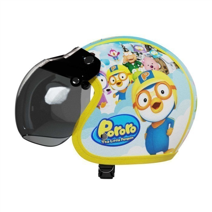 HELM BOGO ANAK KARAKTER PORORO USIA 2-6 TAHUN LUCU UNIK