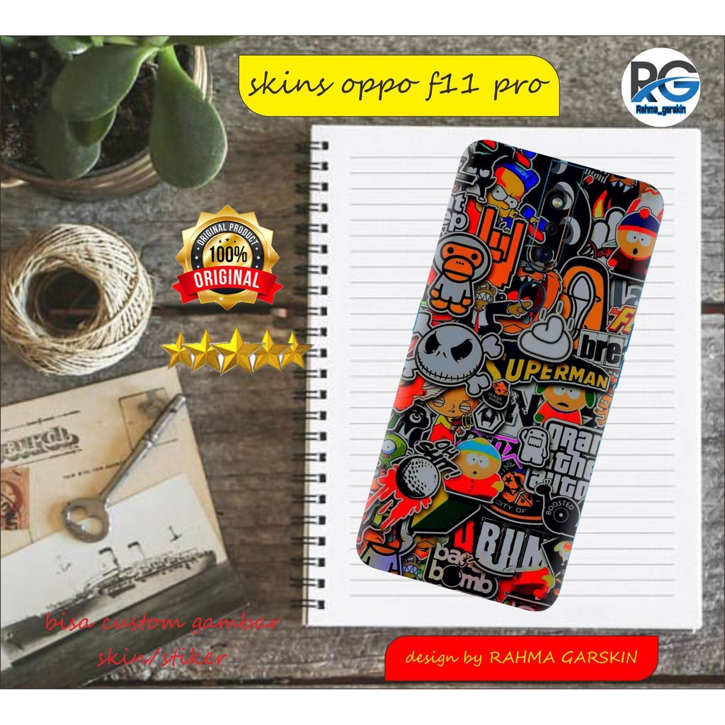 

BestSelling - Oppo F11 Pro Garskin Wrap Stiker Premium (FreeCustomOrder)
