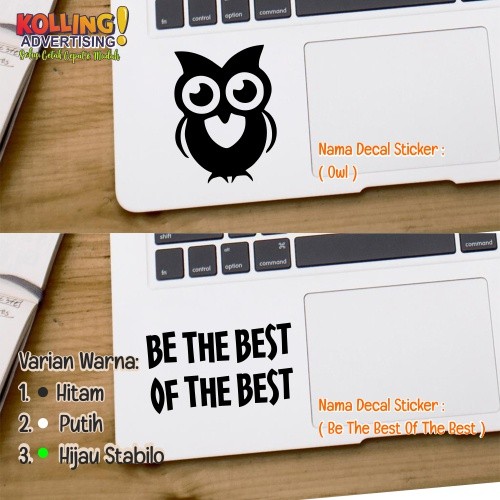 

BestSelling - Decal Laptop Owl Cutting Stiker Oracal Garskin Wrap Stiker Premium (FreeCustomOrder)