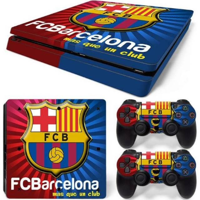 

BestSelling - Ps4 Slim Dan 2 Stick Motif Barcelona Garskin Wrap Stiker Premium (FreeCustomOrder)