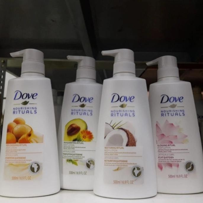 NEW Dove nourishing rituals body lotion 500ml