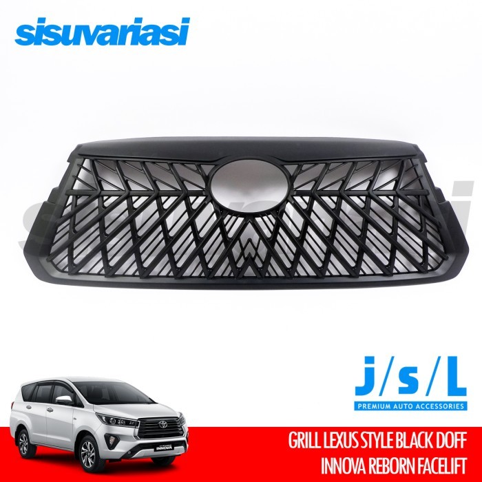 TERMURAH - Aksesoris Innova Reborn Facelift JSL Cover Grill Depan Model Lexus
