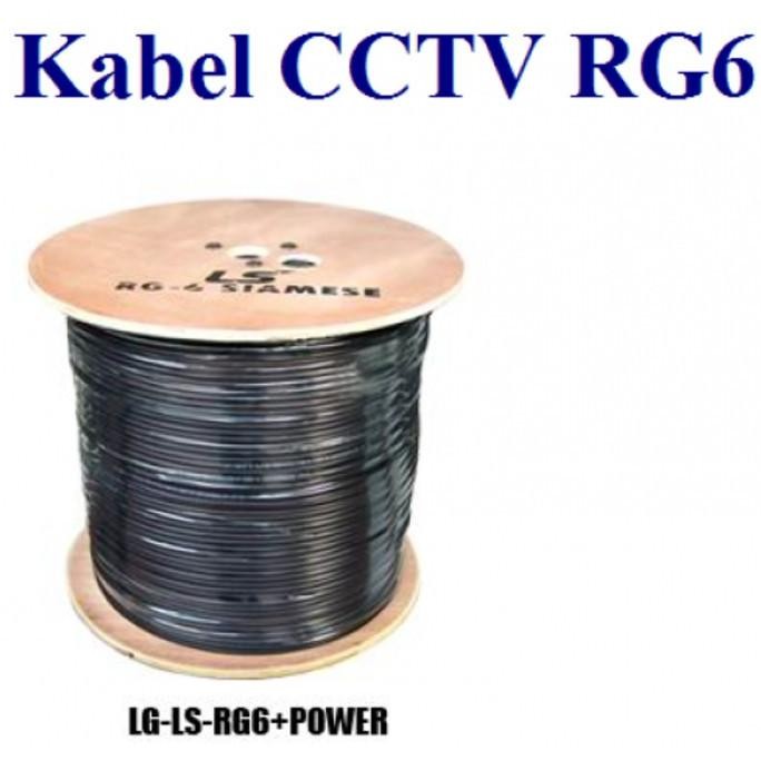 LS COAXIAL CABLE RG6 / RG 6 + POWER / KABEL CCTV