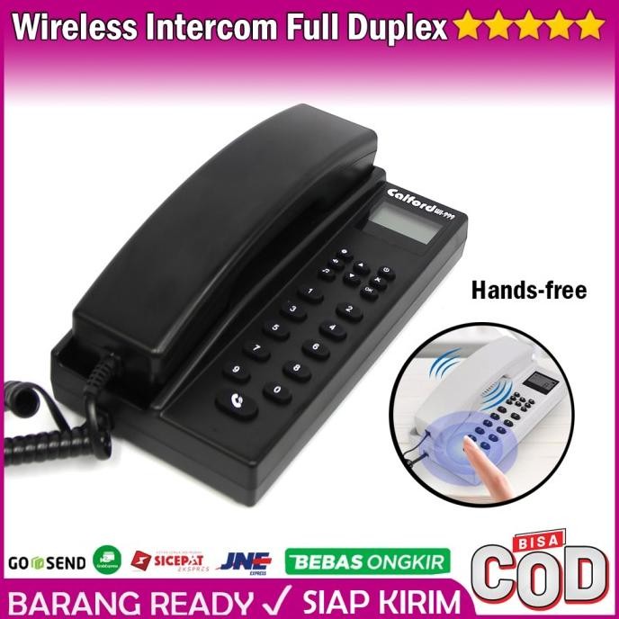 Wireless Intercom Gagang Speaker - CALFORD WI-999 Kantor Rumah Gudang