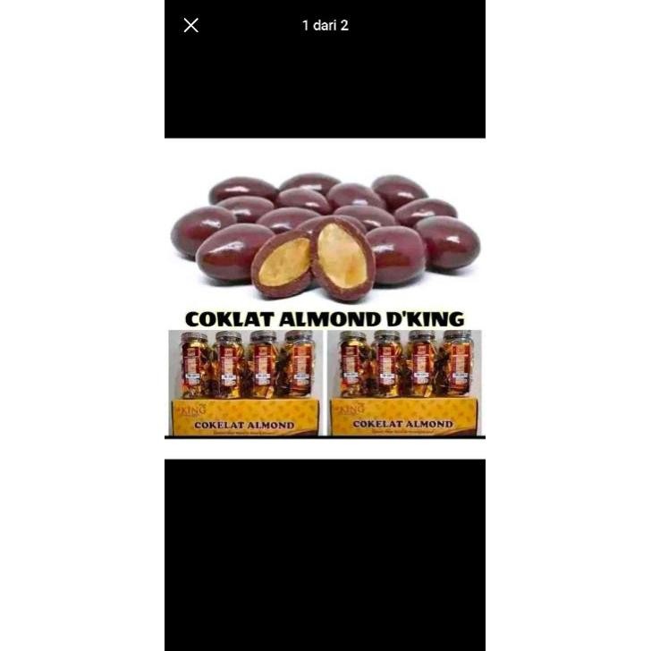 

Coklat Almond King Musdalifah 1 Dus ( Isi 4 Toples)