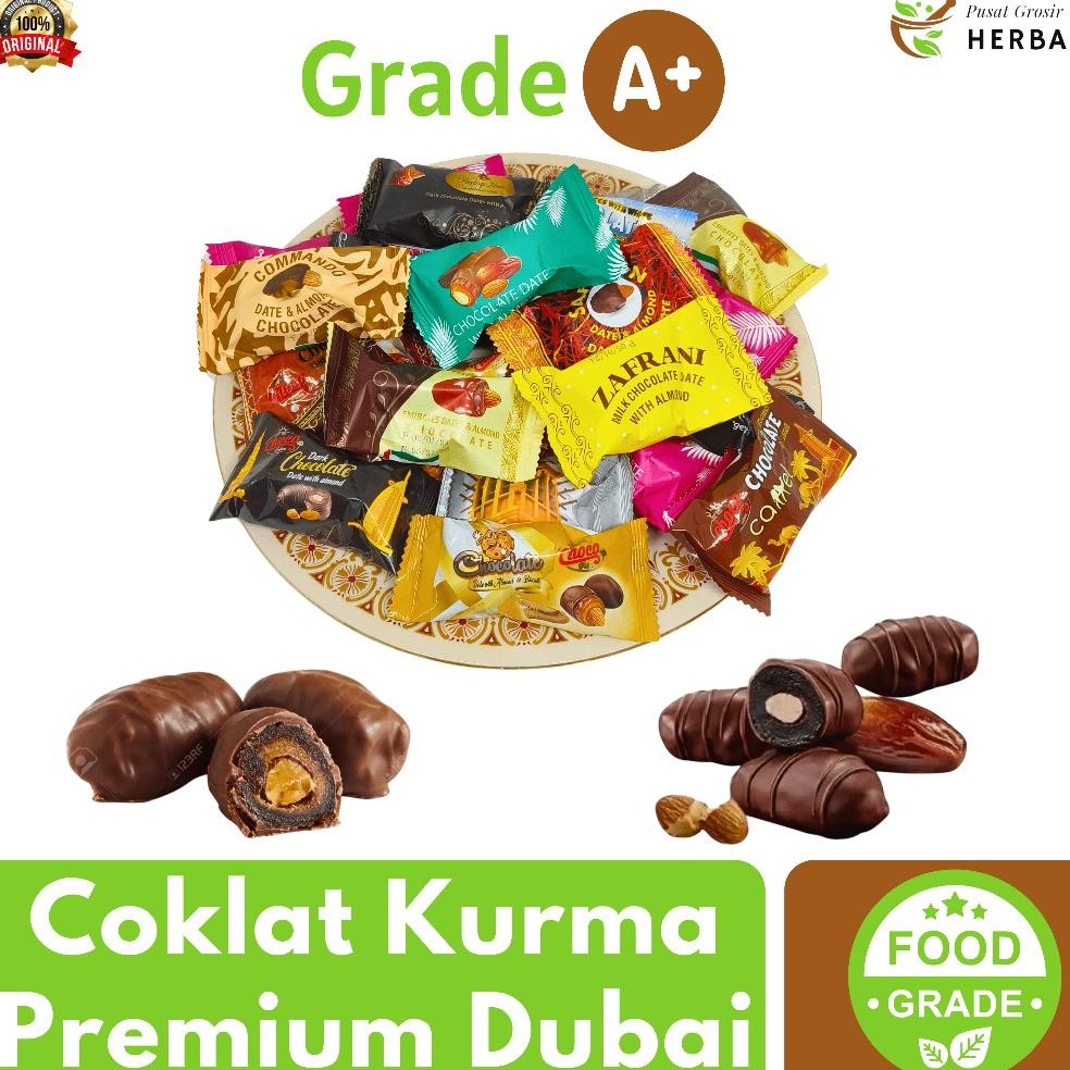 

Cokelat Coklat Kurma Isi Kacang Almond Lapis Coklat Arab Dubai X 250 Gram Untuk Lebaran Oleh Oleh Haji Dan Umroh