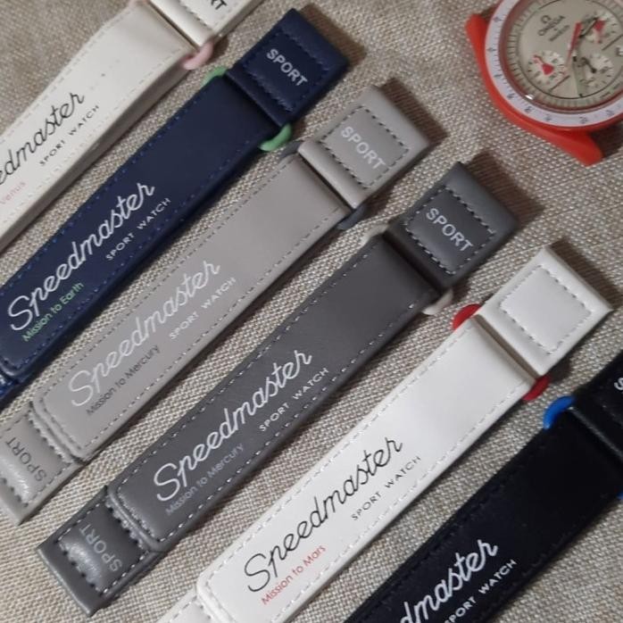 20MM TALI JAM TANGAN OMEGA X SWATCH NATO STRAP MOON WATCH