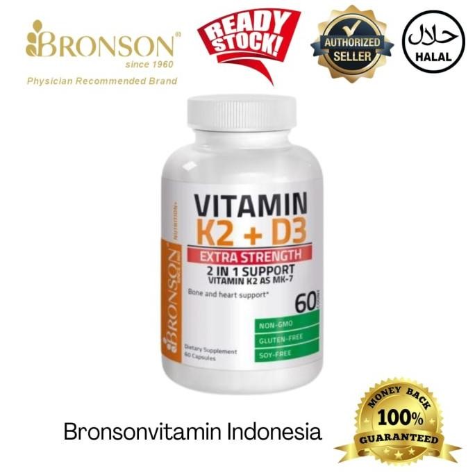 BRG BARU Bronson High Dose Vitamin D K2 D3 10000 iU - 60 Caps